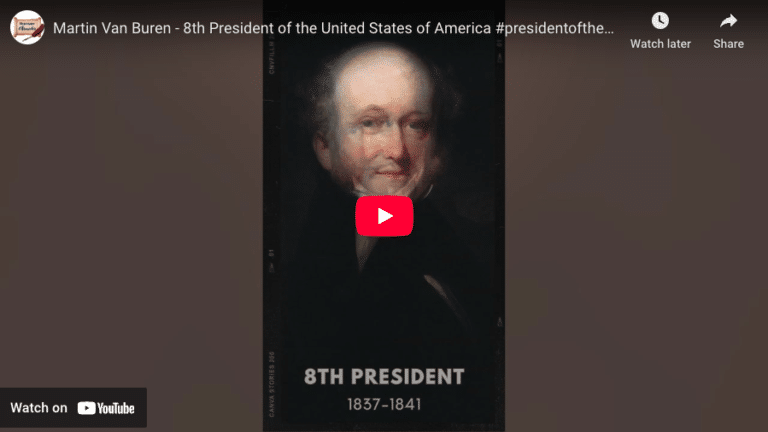 Martin Van Buren - 8th President of the United States of America